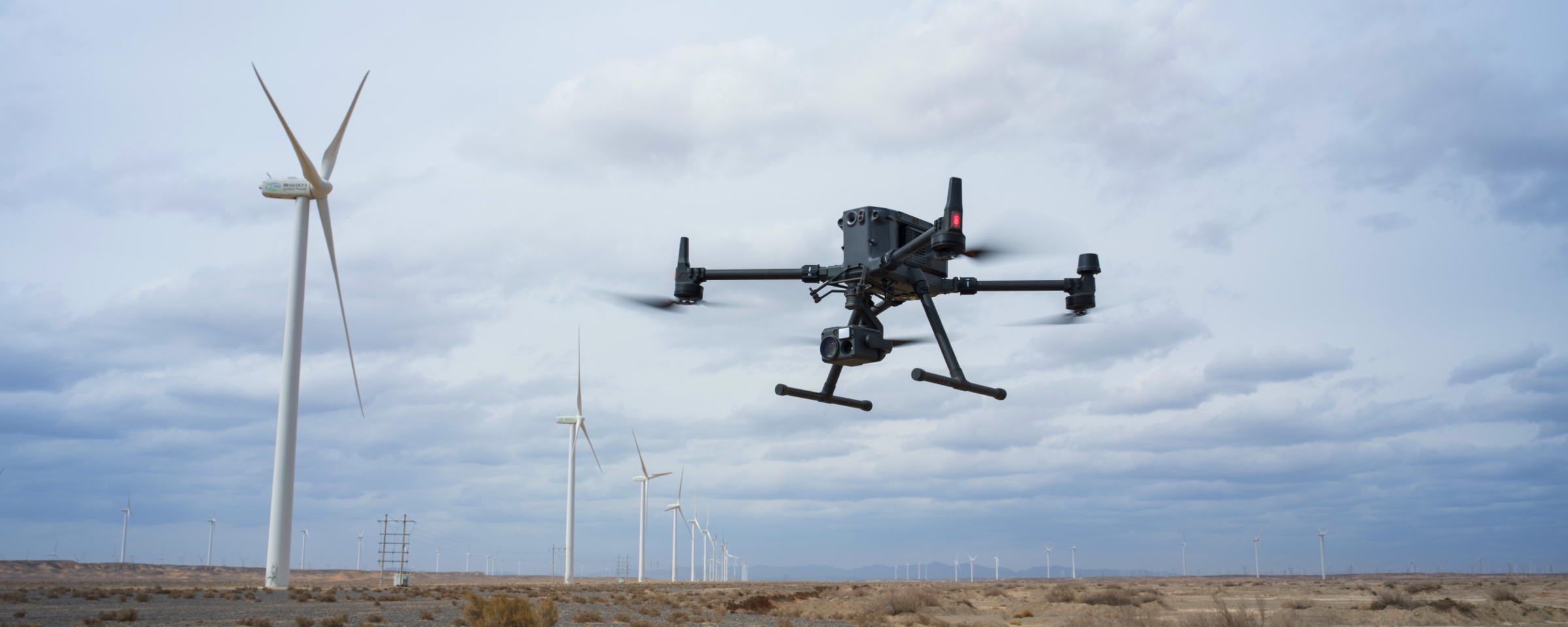 Inspección de aerogeneradores con dron